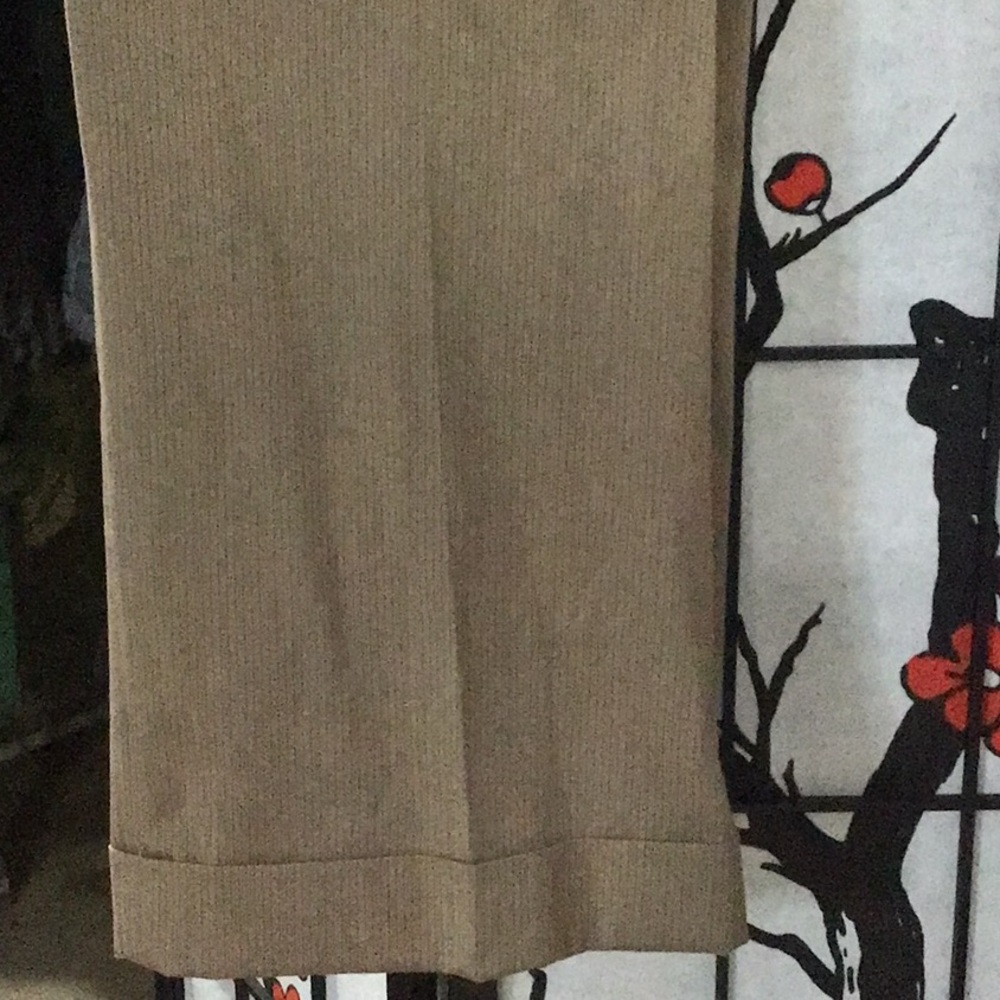 Lane Bryant Tan Dress Slacks With Cuff - Picture 4 of 4